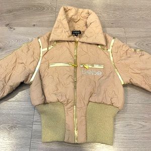 Bebe cropped puffer jacket